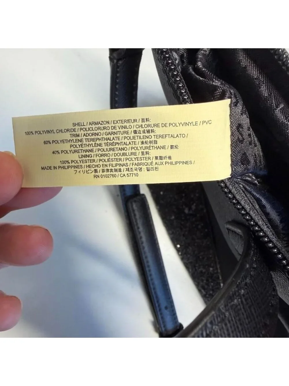 Kate Spade New York Ina Greta Court Satchel Black Glitter Glam Holiday Designer
